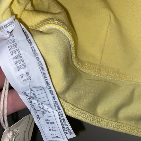 Forever 21 Yellow Bralette Women’s Size XL - Picture 3 of 3